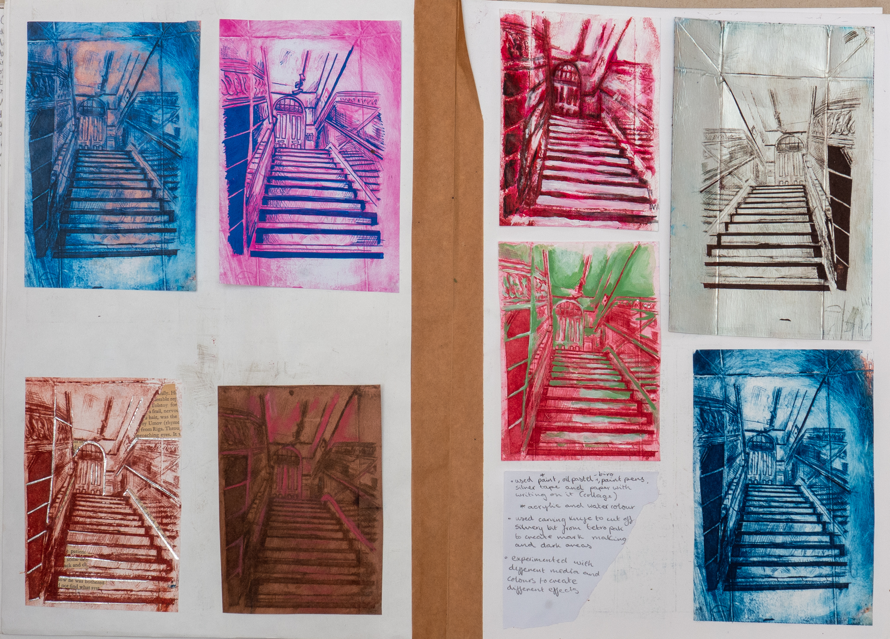 Tube studies on Tetrapak prints.